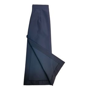 Gucci COTTON VISCOSE FAILLE SKIRT WITH DOUBLE SLITS IN BLACK 44 IT